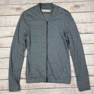 Untouched World Full Zip Blue White Stripe Jacket